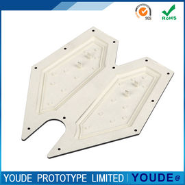 Rapid PC Custom Plastic Prototyping Creamy White Color For  Industrial Product