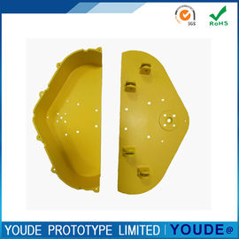 Yellow Custom CNC Machining Service , Rapid Prototype Parts PC Plastic Parts